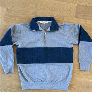 AMO x DONNI Quarter zip sweatshirt.